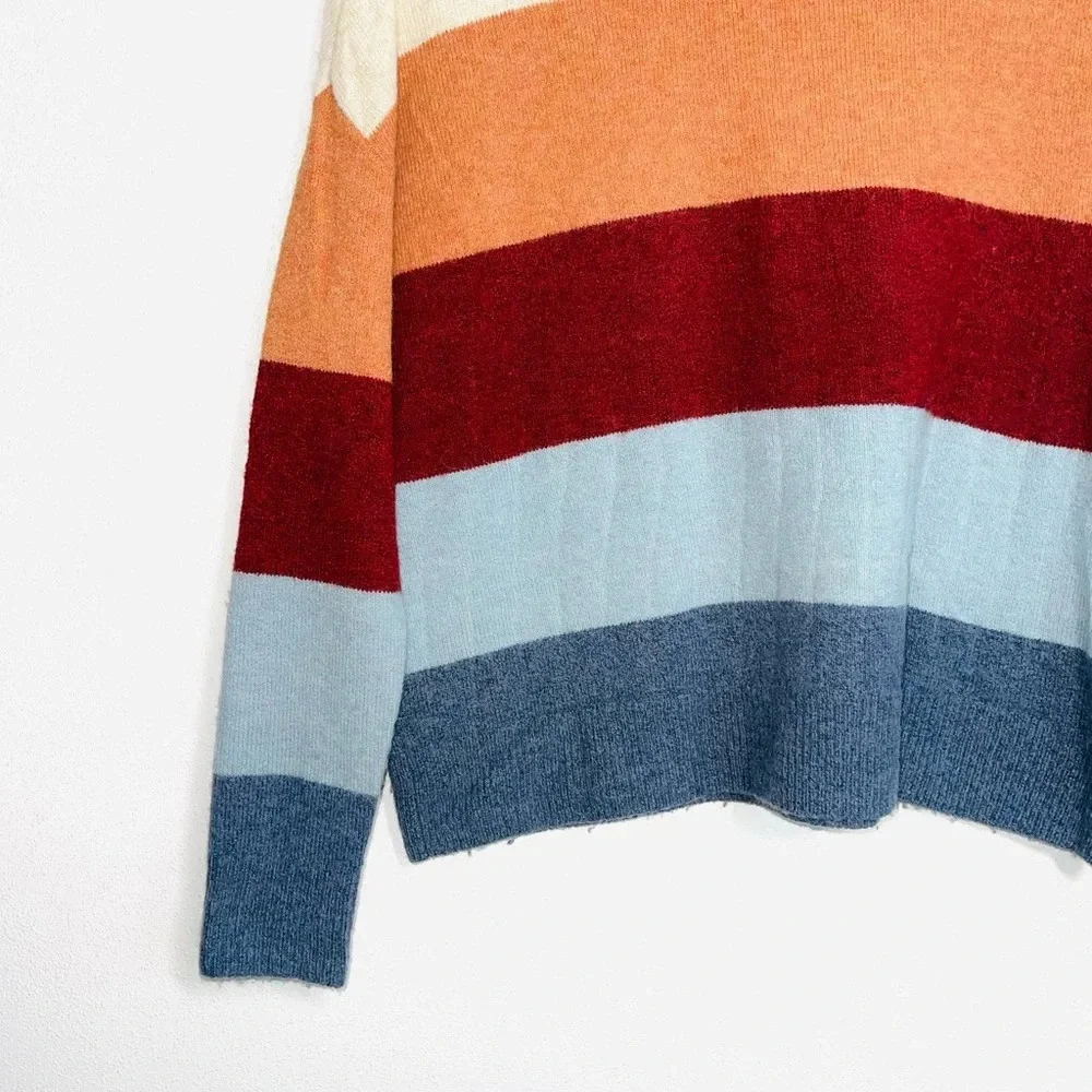 Madewell Crofton Retro Striped Pullover Sweater in Coziest Yarn XXsmall Women’s